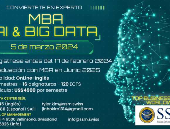 CONVIERTE EN EXPERTO MBA AI & BIG DATA