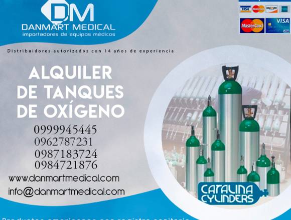 Alquiler de tanques de oxigeno en Guayaquil
