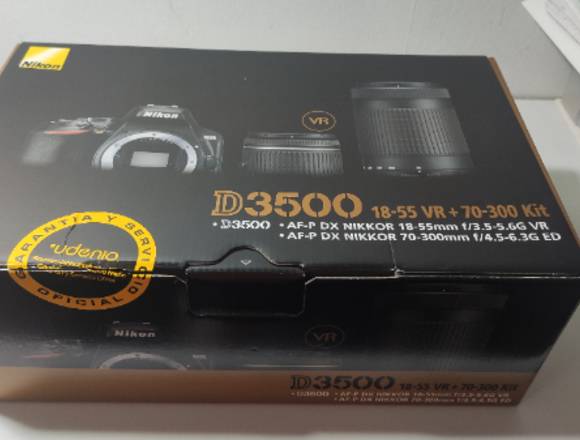 Cámara fotográfica Nikon D3500 