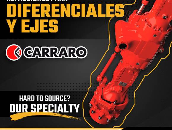 REFACCIONES PARA EJES Y DIFERENCIALES CARRARO