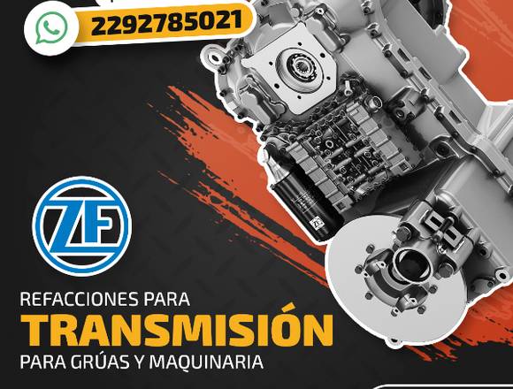 REFACCIONES PARA TRANSMISIONES ZF PARA GRÚAS