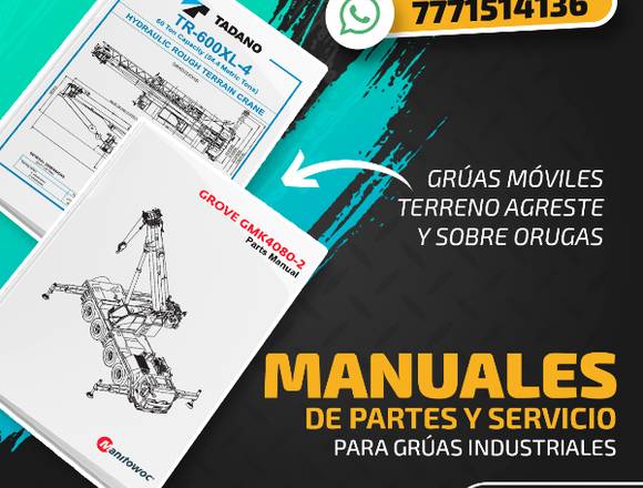 MANUALES DE PARTES Y SERVICIO PARA GRÚAS