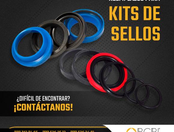 KITS DE SELLOS PARA GRÚAS Y MAQUINARIA