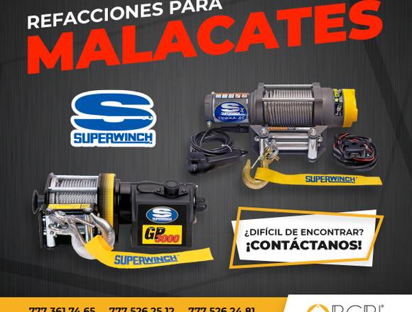 MALACATES SUPERWINCH PARA GRÚAS Y MINERIA