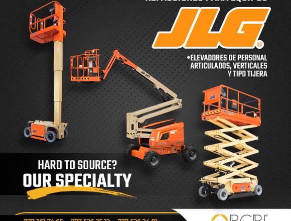 REFACCIONES PARA PLATAFORMAS ELEVADORAS JLG