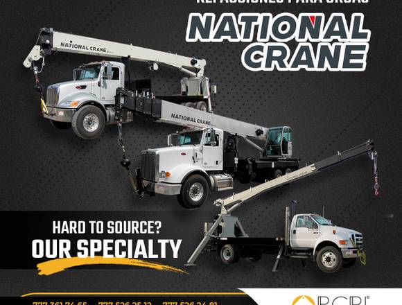 REFACCIONES Y PARTES PARA GRÚAS NATIONAL CRANE