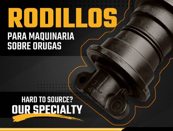 RODILLOS PARA GRÚAS Y MAQUINARIA SOBRE ORUGAS