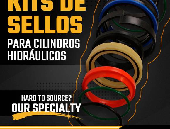 KITS DE SELLOS PARA CILINDROS HIDRÁULICOS