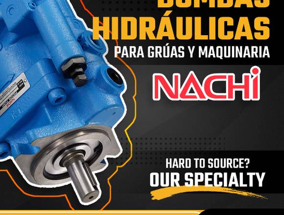 BOMBAS HIDRÁULICAS NACHI PARA GRÚAS Y MAQUINARIA