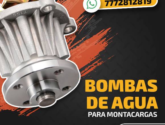 BOMBAS DE AGUA PARA MONTACARGAS