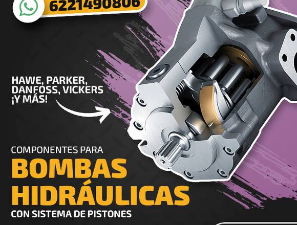 REFACCIONES PARA BOMBAS DE PISTÓN HIDRÁULICO