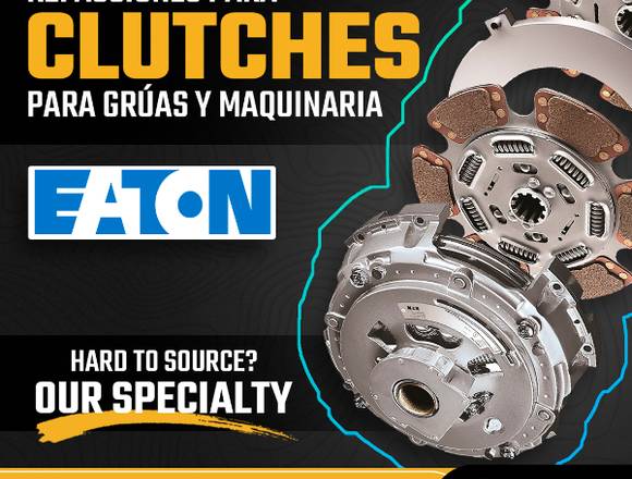 REFACCIÓN DE CLUTCH EATON PARA GRÚAS Y MAQUINARIA