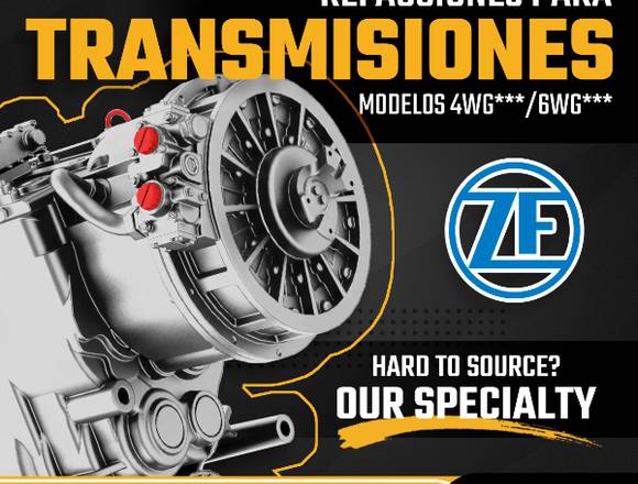 REFACCIONES PARA TRANSMISIONES ZF 4WG*** Y 6WG***