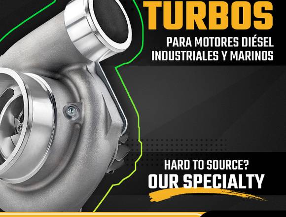 REEMPLAZOS DE TURBOCARGADORES PARA MOTORES DIÉSEL