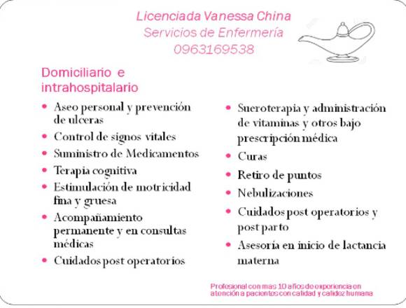 Servicios de Enfermeria