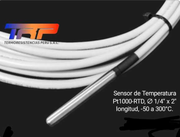 Sensores de temperatura Pt100-RTD
