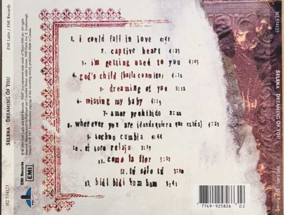 Dreaming Of You (1995) - Selena (CD)