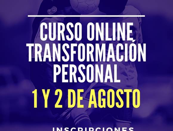 CURSO  ONLINE TRANSFORMACIÓN PERSONAL 