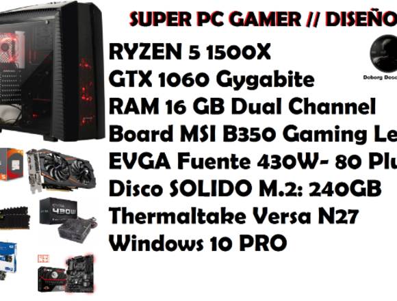 PC Gamer Potente Economico Ryzen 5 GTX 1060 