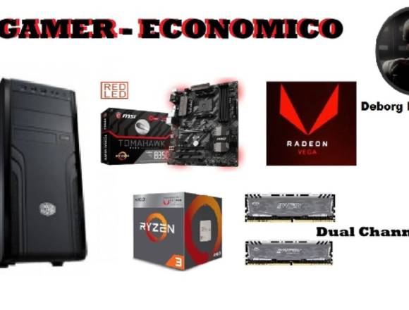 PC Gamer Torre Cpu Ryzen 3 2200G Radeon Vega