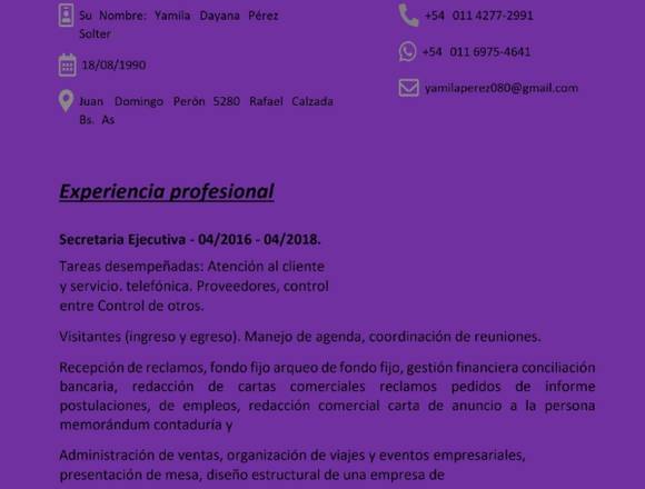 Secretaria administrativa 