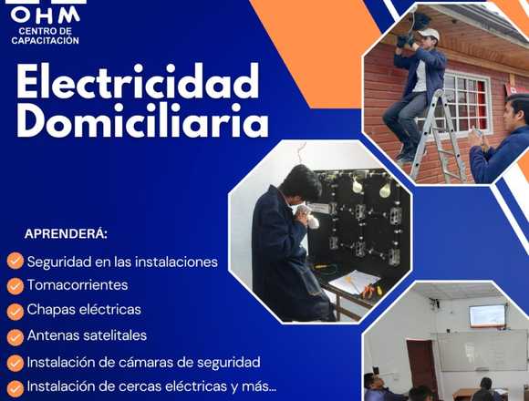 CURSO DE ELECTRICIDAD DOMICILIARIA