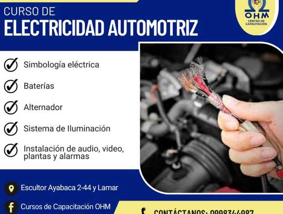CURSO DE ELECTRICIDAD AUTOMOTRIZ