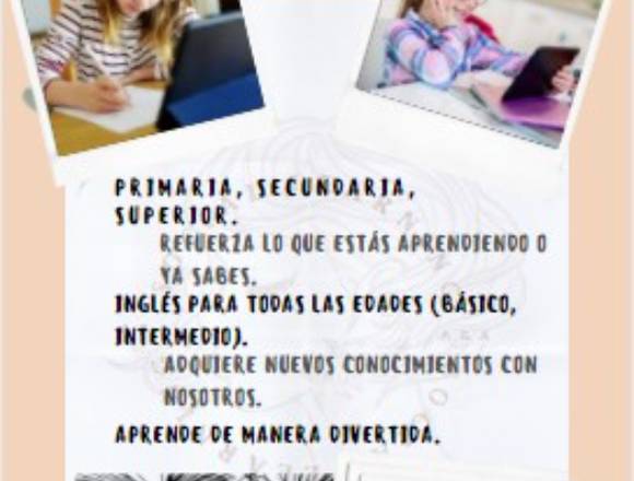 CLASES DE REFORZAMIENTO Y APRENDIZAJE 