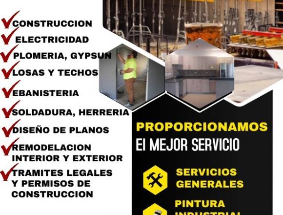 contactanos al 6682- 8554  servicios generales