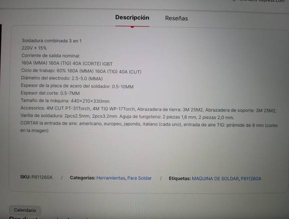 Se Vende Soldadora y Cortadora 3 en 1 Nueva