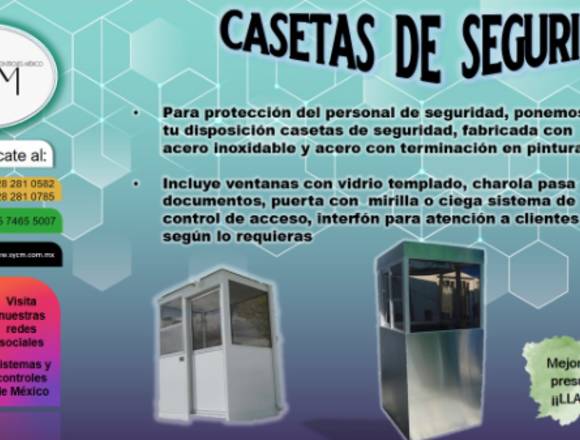 CASETA DE SEGURIDAD O DE VIGILANCIA 