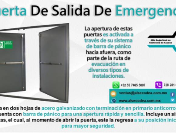 PUERTA DE SALIDA DE EMERGENCIA