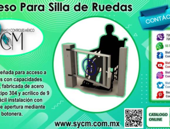 PUERTA DE ACCESO SILLA DE RUEDAS – SYCM