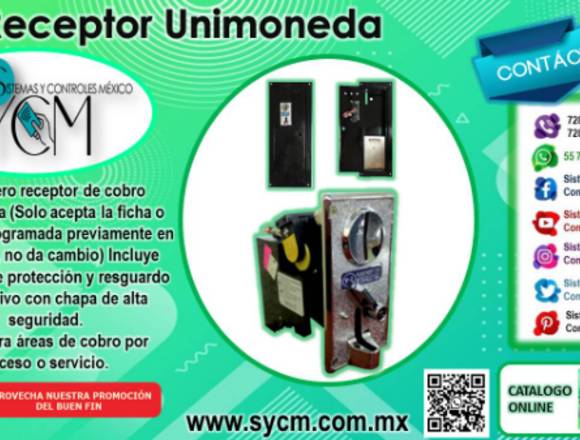 RECEPTOR DE COBRO UNIMONEDA – SYCM