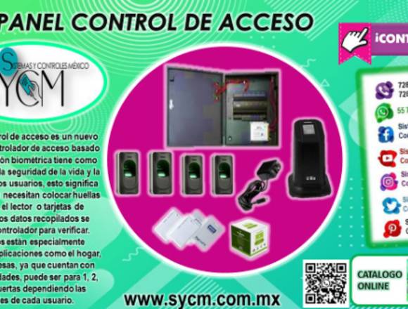 KIT PANEL CONTROL DE ACCESO – SYCM