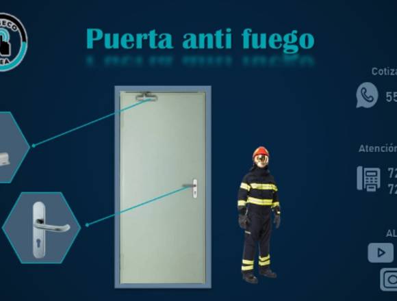 PUERTA  ANTI-FUEGO ALSECODEA