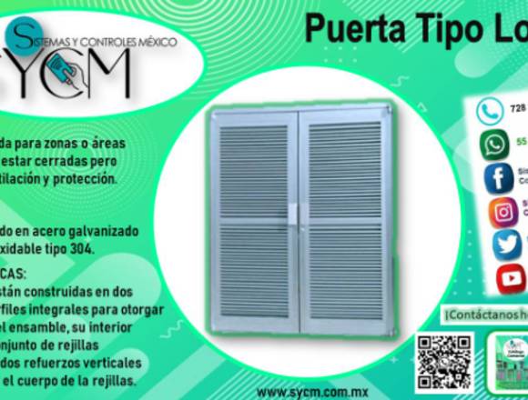 PUERTA TIPO LOUVER SYCM
