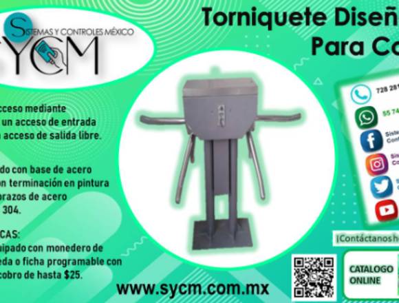 Torniquete Diseñado Para Cobro – SYCM