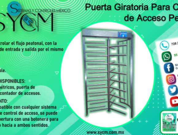 Puerta Giratoria de 3 brazos – SYCM