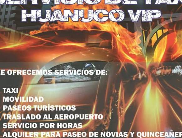 taxi huanuco vip huanuco