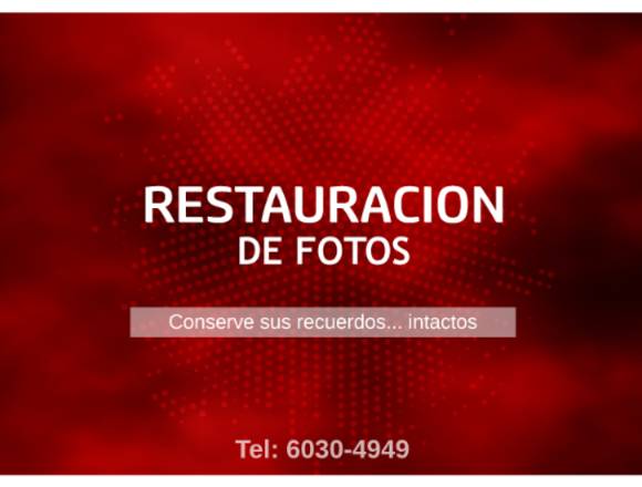 Restauración de fotos