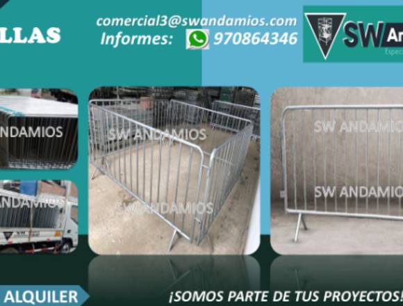 VALLAS DE SEGURIDAD GALVANIZADAS 