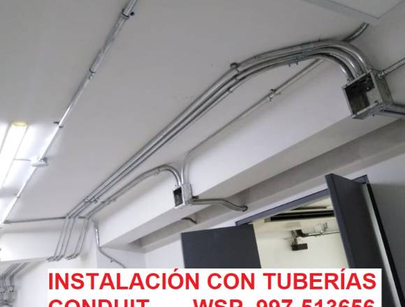 SERVICIO DE INSTALACIÓN DE TUBERÍAS CONDUIT (EMT)