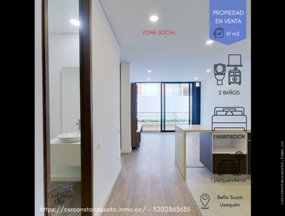 APARTAMENTO EN VENTA BARRIO BELLA SUIZA EN USAQUÉN