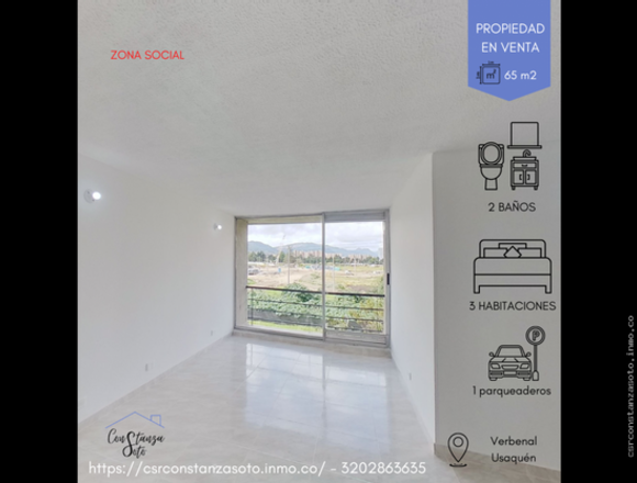 APARTAMENTO EN VENTA BARRIO VERBENAL EN USAQUÉN