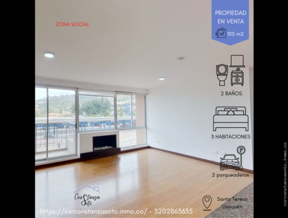  APARTAMENTO EN EL BARRIO SANTA TERESA EN USAQUÉN 