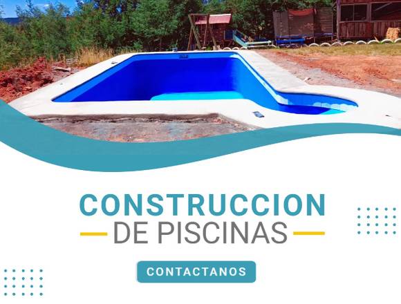 Construcción de piscinas. 