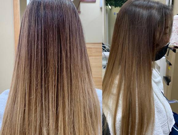 balayage capilar salon Carolinas 