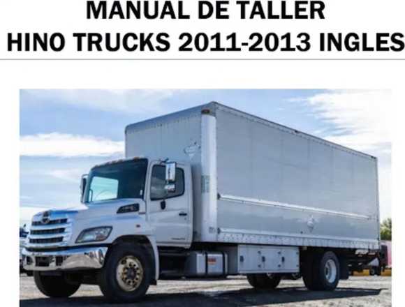 Manual De Taller Hino Trucks 2011-2013 Ingles