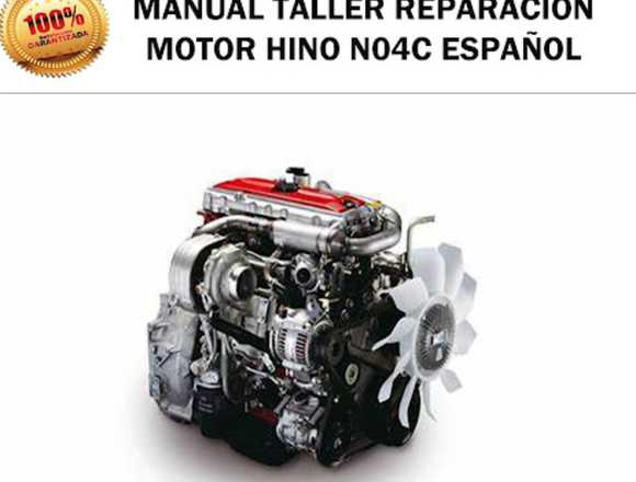 Manual Taller Reparacion Motor Hino N04c Español